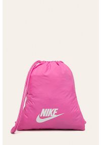 Nike Sportswear - Plecak. Kolor: różowy. Materiał: poliester, materiał. Wzór: nadruk #1