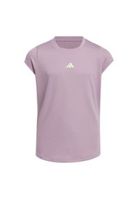 Adidas - Koszulka polo HEAT.RDY Sport Crew Kids. Typ kołnierza: polo. Kolor: fioletowy. Materiał: materiał. Sport: golf #1