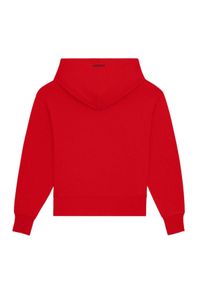 PAPROCKI&BRZOZOWSKI - Czerwona bluza z wężem. Kolor: czerwony. Materiał: materiał. Wzór: nadruk #5