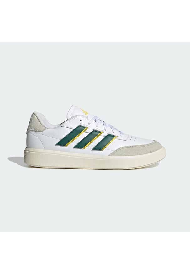 Adidas - Buty Courtblock. Okazja: na co dzień. Kolor: zielony, biały, wielokolorowy, żółty. Sport: turystyka piesza