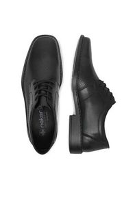 Rieker Półbuty B0804-00 Czarny. Kolor: czarny. Materiał: materiał #2