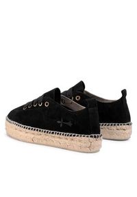 Manebi Espadryle Sneakers D K 1.0 E0 Czarny. Kolor: czarny. Materiał: zamsz, skóra #2