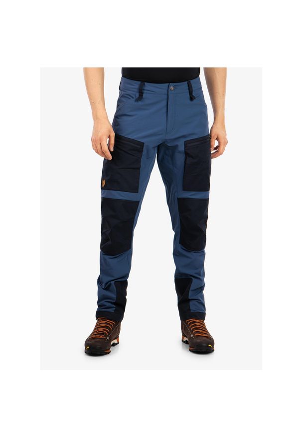 Fjällräven - Spodnie górskie męskie Fjallraven Keb Agile Trousers. Kolor: niebieski