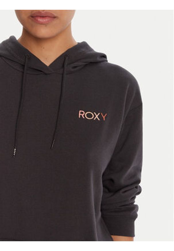 Roxy Bluza ERJFT04996 Szary Regular Fit. Kolor: szary. Materiał: bawełna