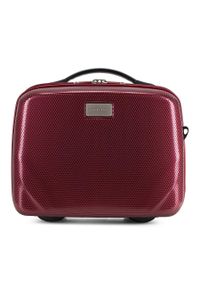 Wittchen - Komplet walizek z polikarbonu jednokolorowych. Kolor: czerwony. Materiał: guma #10