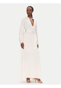 ACCESS FASHION Sukienka wieczorowa 53-3340-108 Beżowy Regular Fit. Kolor: beżowy. Materiał: syntetyk. Styl: wizytowy #3