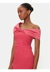Marciano Guess Sukienka wieczorowa 5GGK11 7300A Koralowy Slim Fit. Kolor: pomarańczowy. Materiał: syntetyk. Styl: wizytowy #2