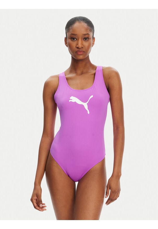 Puma Strój kąpielowy 907685 Różowy. Kolor: różowy. Materiał: syntetyk