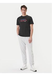 TOMMY HILFIGER - Tommy Hilfiger T-Shirt Brand Love Big Text MW0MW42369 Czarny Regular Fit. Kolor: czarny. Materiał: bawełna #5