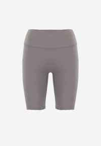 Renee - Ciemnoszare Szorty Kolarki High Waist Ellisovia. Okazja: na co dzień. Stan: podwyższony. Kolor: szary. Styl: elegancki, casual #5