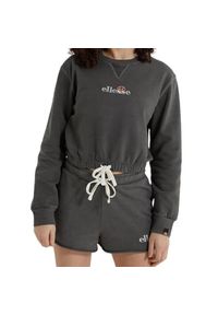 Bluza treningowa damska Ellesse Popsy Cropped bawełniana. Kolor: szary. Materiał: bawełna #1