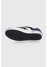 Karl Lagerfeld buty skórzane SKOOL KL60134.010 kolor biały. Nosek buta: okrągły. Zapięcie: sznurówki. Kolor: biały. Materiał: skóra. Obcas: na obcasie. Wysokość obcasa: niski #5