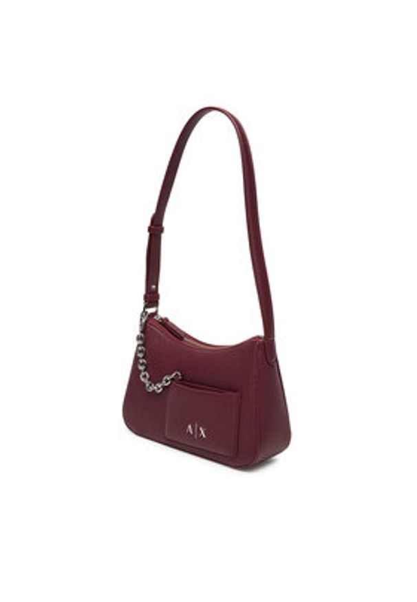 Armani Exchange Torebka XW001571 AF15625 UA343 Bordowy. Kolor: czerwony. Materiał: skórzane