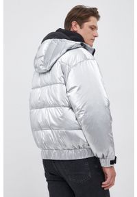 Calvin Klein Jeans Kurtka J30J319306.4890 męska kolor srebrny zimowa oversize. Kolor: srebrny. Sezon: zima #4