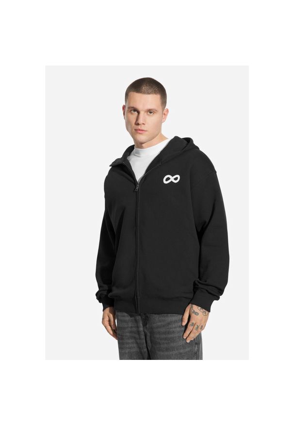 Bluza sportowa męska Prosto Infinity z kapturem. Typ kołnierza: kaptur. Kolor: czarny
