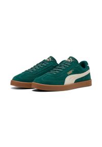 Puma - PUMA Club II Era Suede Zielone Rozm. 47. Kolor: zielony. Materiał: materiał, skóra. Szerokość cholewki: normalna. Model: Puma Suede. Sport: turystyka piesza