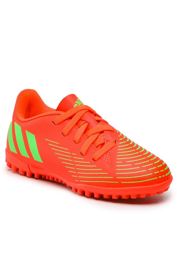 adidas Performance - Buty adidas Predator Edge.4 Tf J GV8495 Solred/Sgreen/Cblack. Kolor: czerwony. Materiał: syntetyk