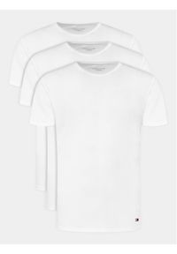 TOMMY HILFIGER - Tommy Hilfiger Komplet 3 t-shirtów UM0UM03138 Biały Regular Fit. Kolor: biały. Materiał: bawełna