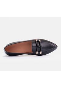 Marco Shoes Loafersy z ozdobą czarne. Kolor: czarny. Wzór: aplikacja #6