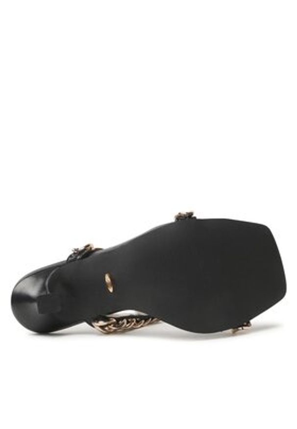 DeeZee Klapki FA21085-9 Czarny. Kolor: czarny. Materiał: skóra