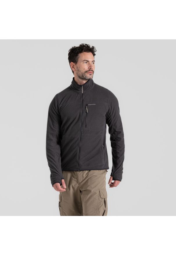 CRAGHOPPERS - Bluza rozpinana męska Craghoppers NosiLife Spry Jacket. Kolor: szary