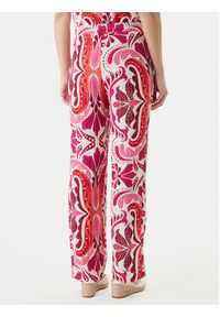 Morgan Spodnie materiałowe 261-PMARIA Różowy Regular Fit. Kolor: różowy. Materiał: wiskoza #2