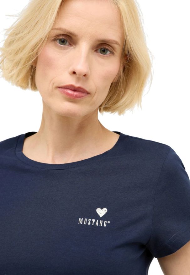 Damski T-Shirt Mustang Style Loa Navy Blazer 1016509 5324