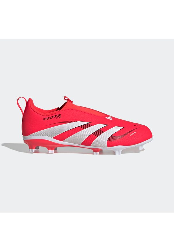 Adidas - Buty piłkarskie dla dzieci ADIDAS Predator League Laceless FG/MG. Szerokość cholewki: normalna. Sport: piłka nożna