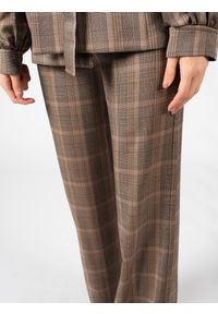 Pinko Spodnie "Barile" | 101013 8277 | Kobieta | Brązowy. Okazja: na co dzień. Stan: podwyższony. Kolor: brązowy. Materiał: wiskoza. Styl: retro, casual, klasyczny #5