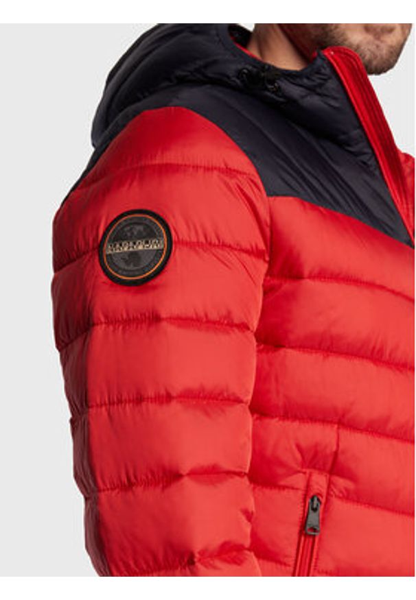 Napapijri Kurtka przejściowa Aerons NP0A4GJL Czerwony Regular Fit. Kolor: czerwony. Materiał: syntetyk