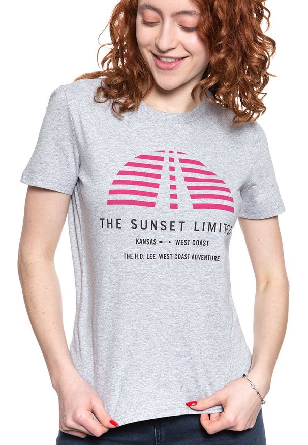 Lee - LEE T SHIRT SUNSET TEE GREY MELE L42XEPMP 112109512