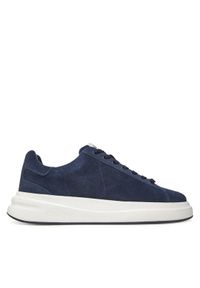 Guess Sneakersy FMTLBA SUE12 Granatowy. Kolor: niebieski. Materiał: zamsz, skóra