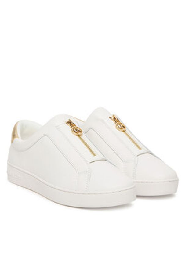 MICHAEL Michael Kors Sneakersy Keaton 43R4KTFP4L Biały. Kolor: biały. Materiał: skóra