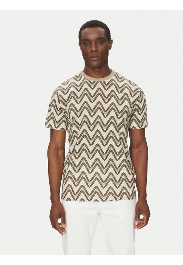 Liu Jo T-Shirt QA5161 J7734 Brązowy Regular Fit. Kolor: brązowy. Materiał: bawełna