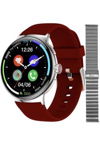 Smartwatch Hagen Smartwatch damski Hagen HB10.111.535.1111-SET czerwony pasek. Rodzaj zegarka: smartwatch. Kolor: czerwony #1