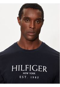 TOMMY HILFIGER - Tommy Hilfiger T-Shirt MW0MW36499 Granatowy Regular Fit. Kolor: niebieski. Materiał: bawełna #5