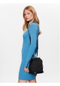 Calvin Klein Torebka Re-Lock Drawstring Bag Sm Perf K60K610636 Czarny. Kolor: czarny. Materiał: skórzane #4