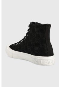 Karl Lagerfeld trampki KAMPUS III NFT męskie kolor czarny KL50356F. Nosek buta: okrągły. Kolor: czarny. Materiał: guma #3
