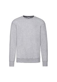 FRUIT OF THE LOOM - Lekka Bluza Rozpinana Unisex Dla Dorosłych. Kolor: szary