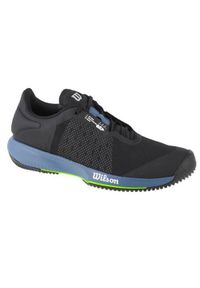 Buty do tenisa męskie Wilson Kaos Swift. Zapięcie: sznurówki. Kolor: czarny. Materiał: materiał, syntetyk, tkanina, guma. Szerokość cholewki: normalna. Sport: tenis