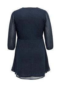ONLY Carmakoma Sukienka 15286751 Niebieski Regular Fit. Kolor: niebieski. Materiał: syntetyk
