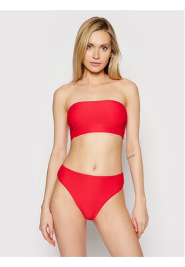 Seafolly Góra od bikini Essential 31034-640 Czerwony. Kolor: czerwony. Materiał: syntetyk