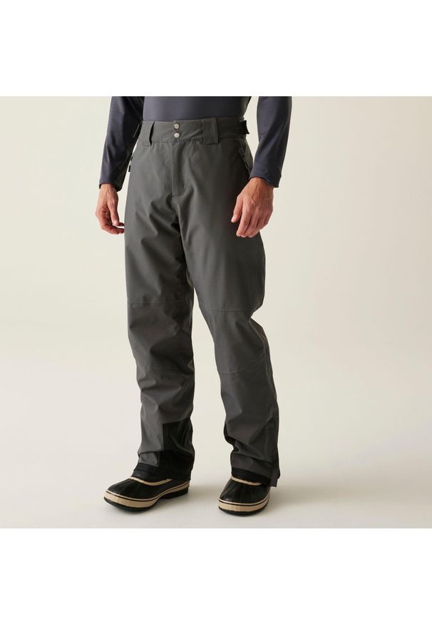 DARE 2B - Achieve II Męskie spodnie narciarskie. Kolor: szary. Sezon: zima. Sport: narciarstwo