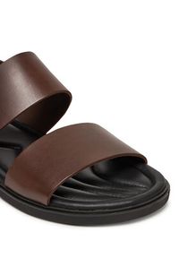 TOMMY HILFIGER - Tommy Hilfiger Sandały Premium Hilfiger Strappy Lh Sand FM0FM05356 Brązowy. Kolor: brązowy. Materiał: skóra #4