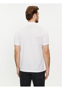 Karl Lagerfeld - KARL LAGERFELD Polo 745000 542200 Biały Regular Fit. Typ kołnierza: polo. Kolor: biały. Materiał: bawełna #4