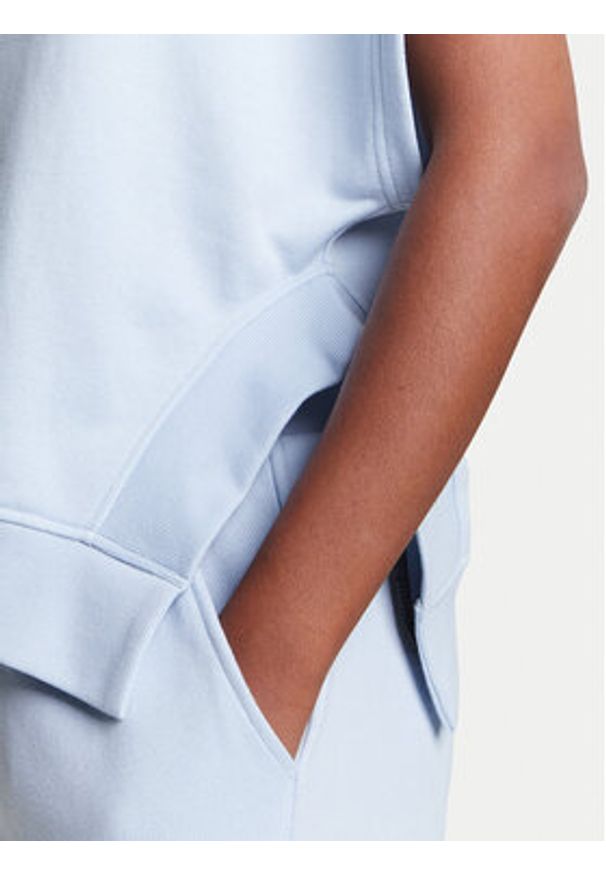 Emporio Armani Underwear Bluza EW000498 AF10882 U9273 Błękitny Loose Fit. Kolor: niebieski. Materiał: syntetyk