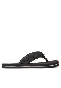 Tommy Jeans Japonki Braided Thong Beach Sandal EN0EN02877 Czarny. Kolor: czarny. Materiał: materiał #4