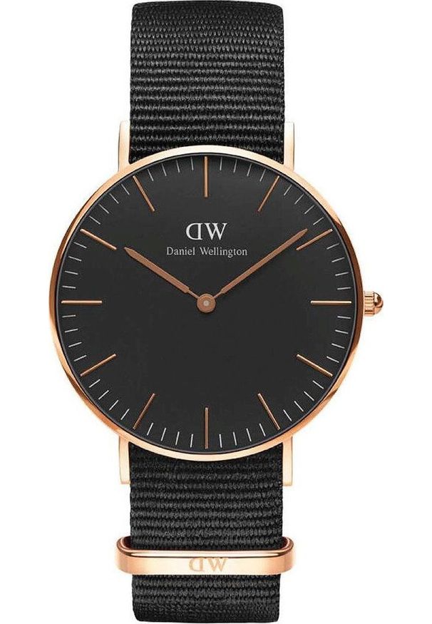 Zegarek Daniel Wellington Zegarek damski Daniel Wellington DW00100150 czarny. Kolor: czarny