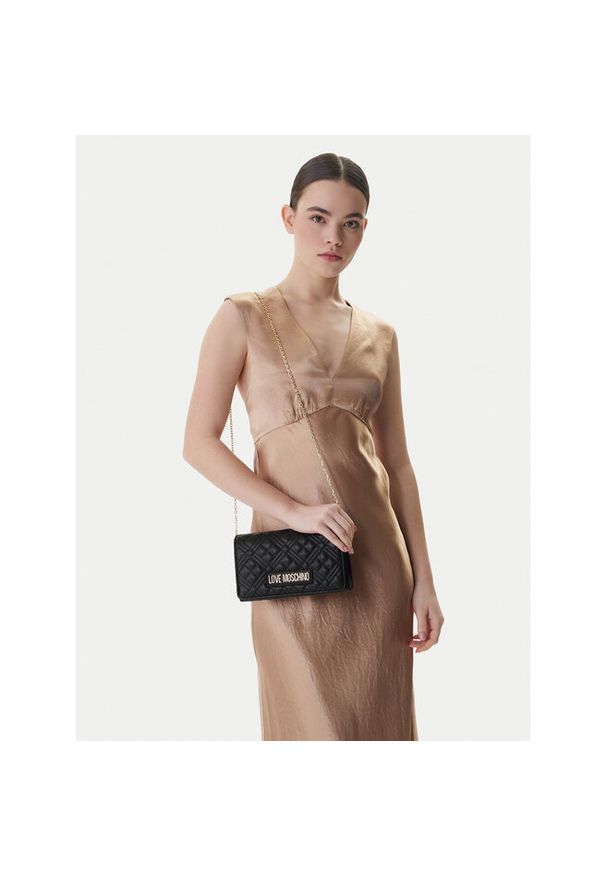 Love Moschino - Torebka LOVE MOSCHINO. Kolor: czarny