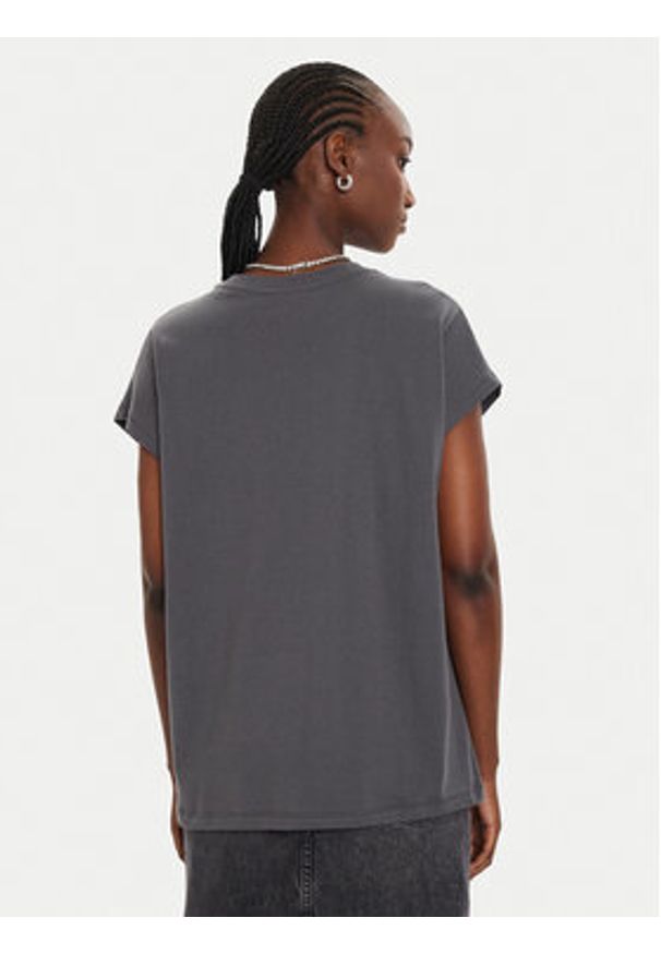 JJXX T-Shirt Wilma 12274694 Szary Boxy Fit. Kolor: szary. Materiał: bawełna